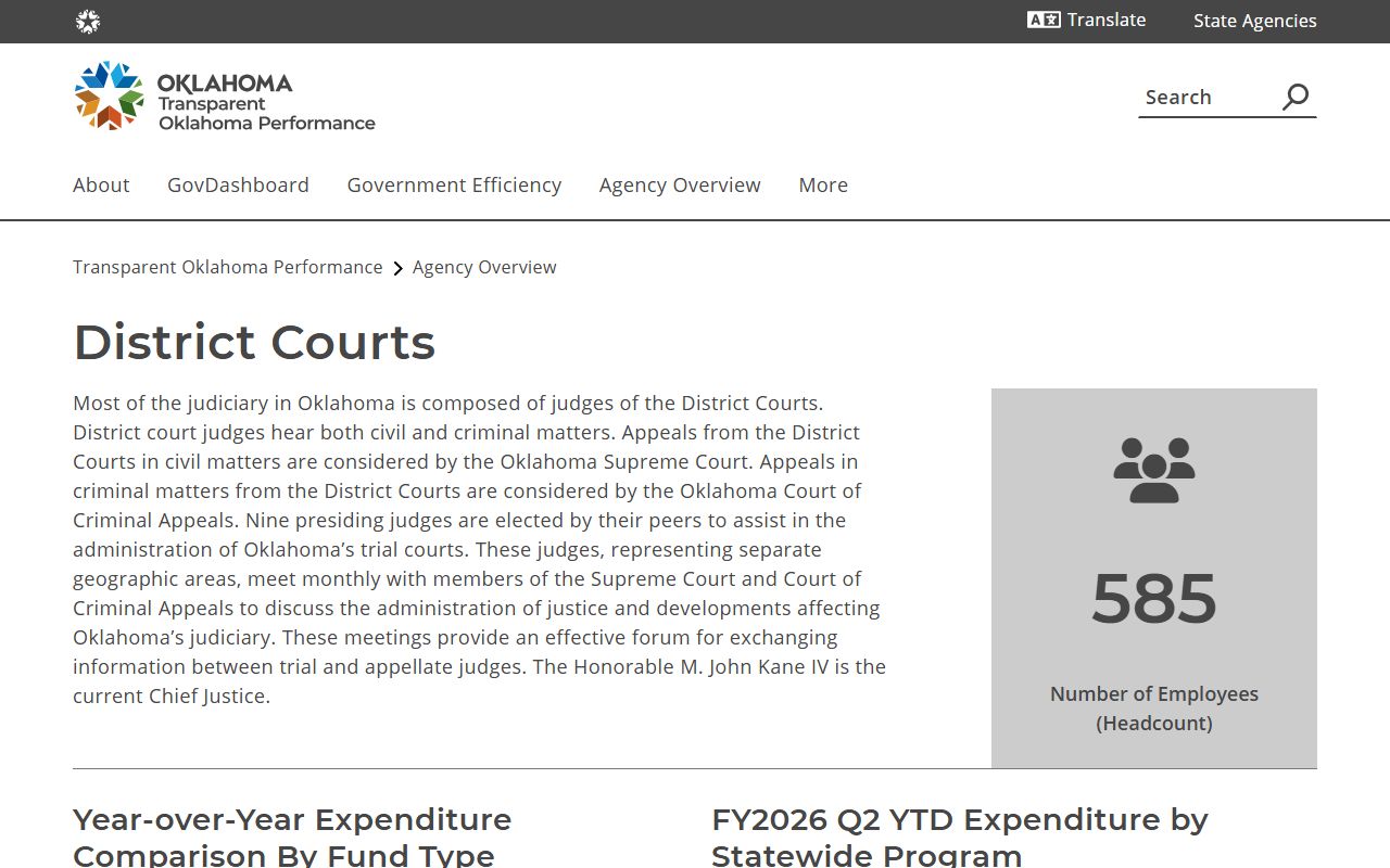 Oklahoma District Courts overview for Rogers County court records